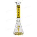 OG Original Glass 14inches Decal Beaker OG590 - YELLOW