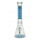 OG Original Glass 14inches Decal Beaker OG590 - BLUE