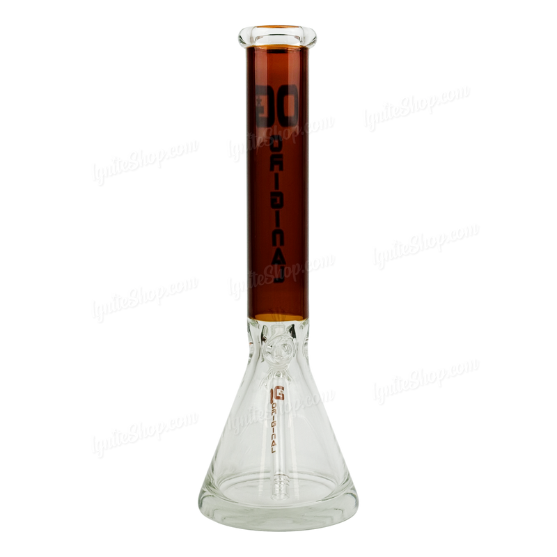 OG Original Glass 10mm Base 16Inches Beaker OG639 - AMBER