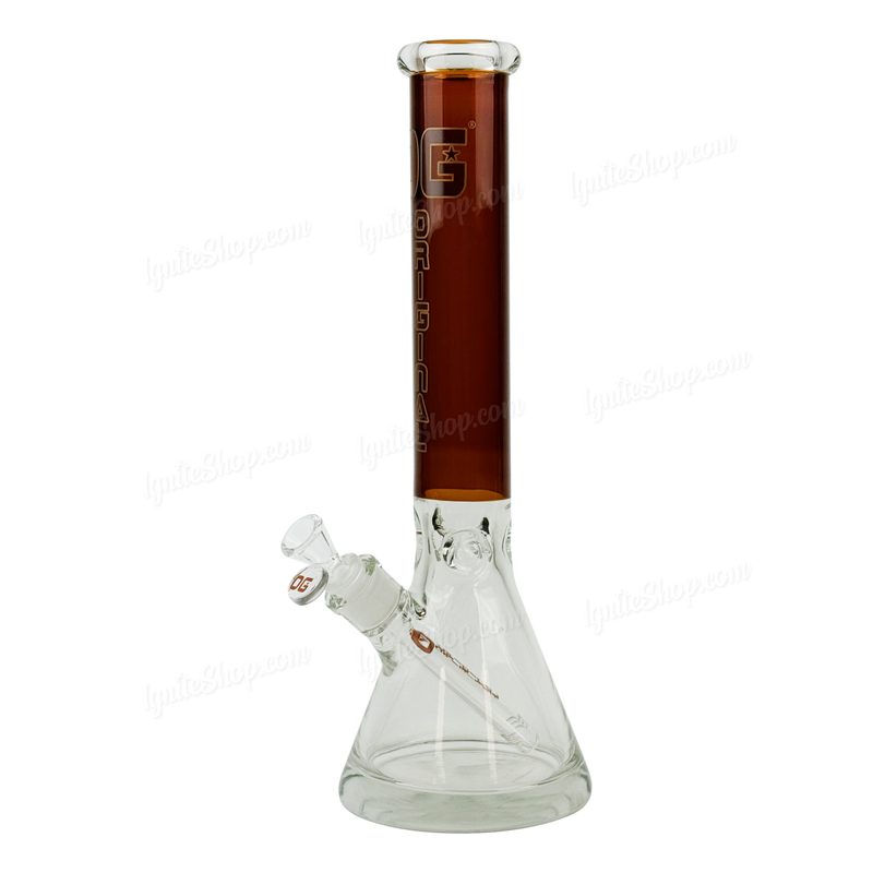 OG Original Glass 10mm Base 16Inches Beaker OG639 - AMBER