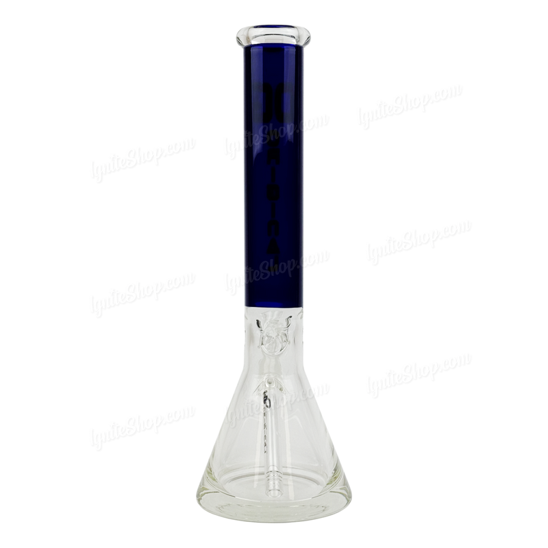 OG Original Glass 10mm Base 16Inches Beaker OG639 - BLUE BLACK