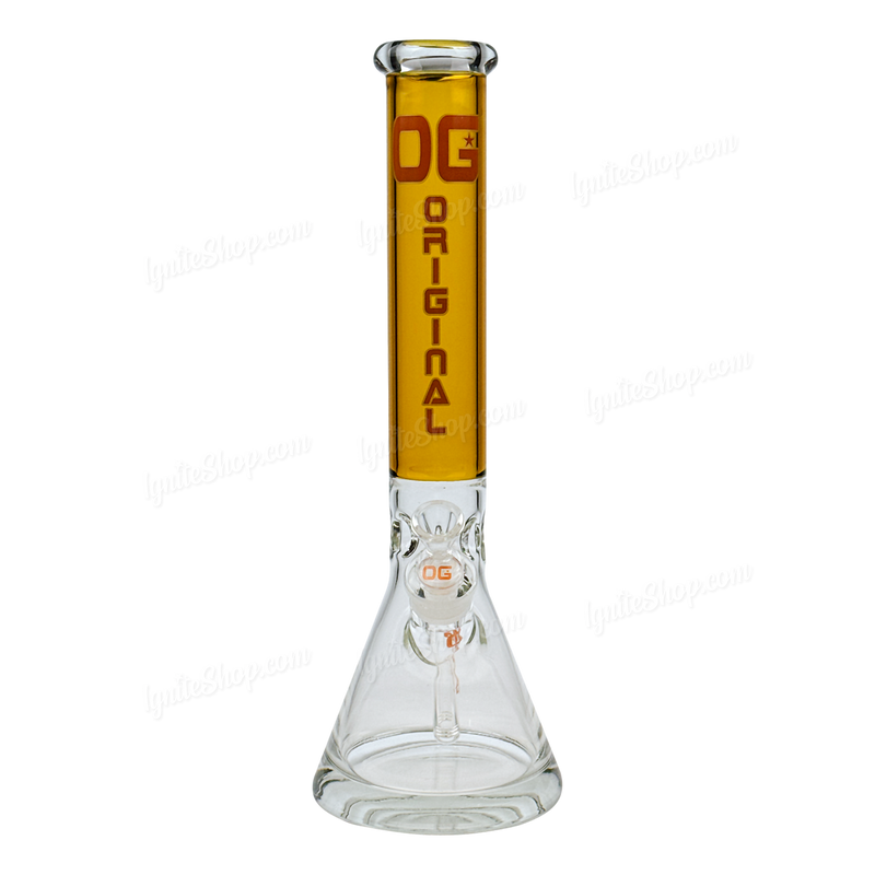 OG Original Glass 10mm Base 16Inches Beaker OG639 - GOLD