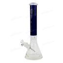 OG Original Glass 10mm Base 16Inches Beaker OG639 - BLUE BLACK