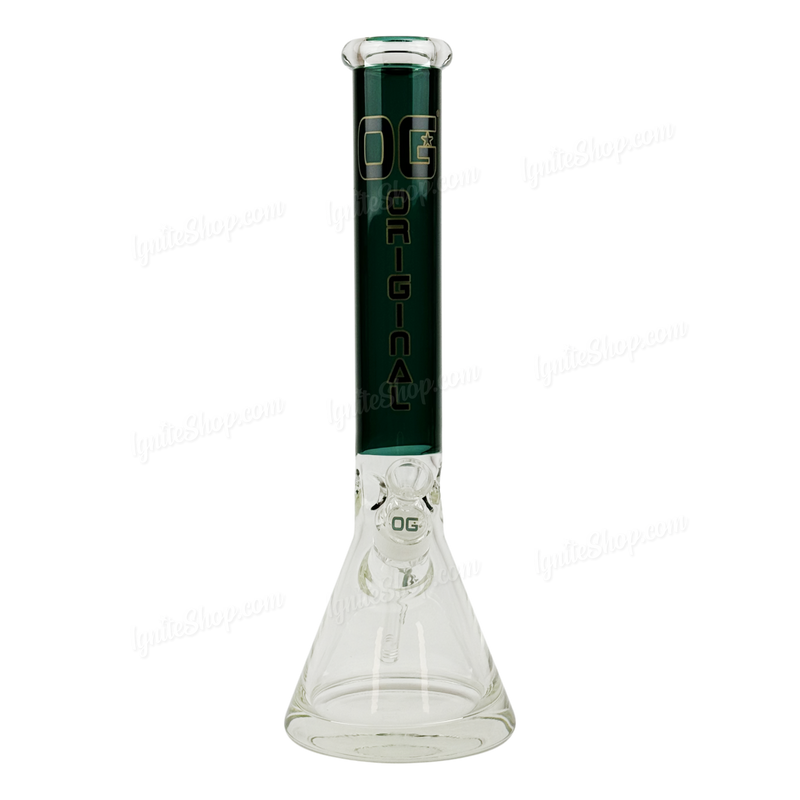 OG Original Glass 10mm Base 16Inches Beaker OG639 - TEAL