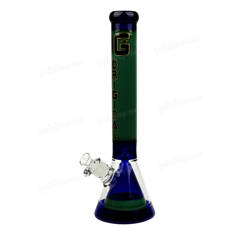 OG Original Glass 16.5inches Beaker In Beaker OG646 - JADE GREEN(DARK)