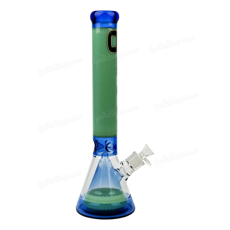 OG Original Glass 16.5inches Beaker In Beaker OG646 - JADE GREEN