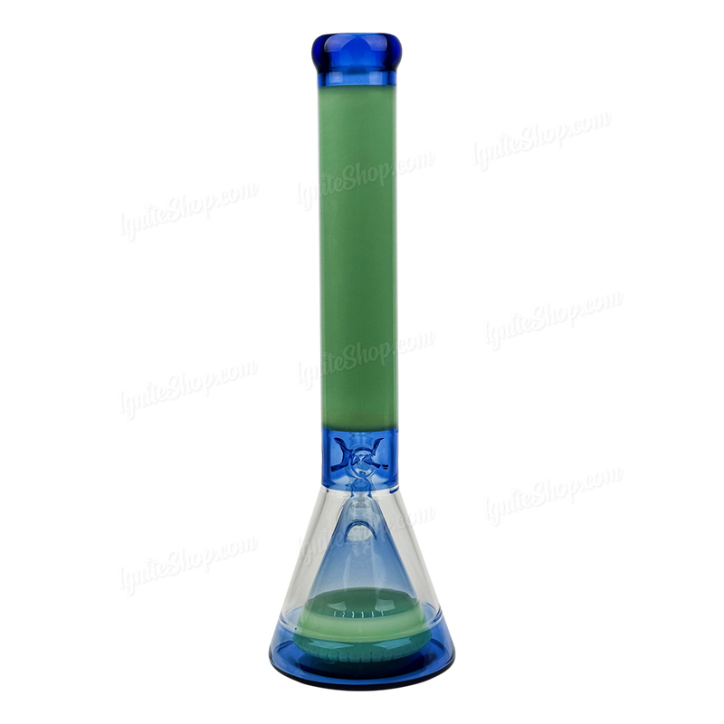 OG Original Glass 16.5inches Beaker In Beaker OG646 - JADE GREEN