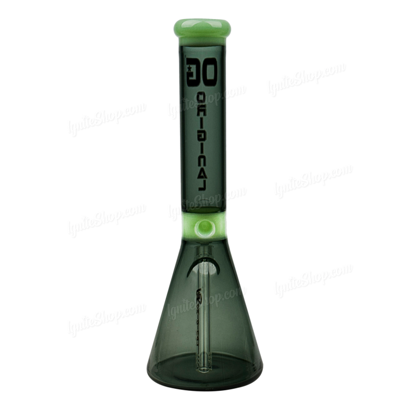 OG Original Glass 13inches Full Color Beaker OG648 - TRANS BLACK