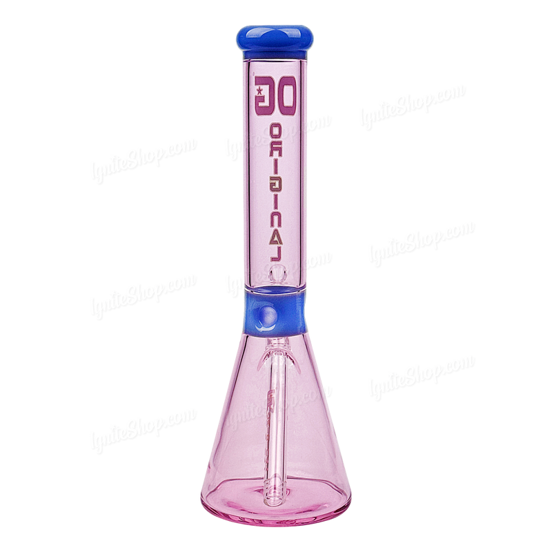 OG Original Glass 13inches Full Color Beaker OG648 - PINK