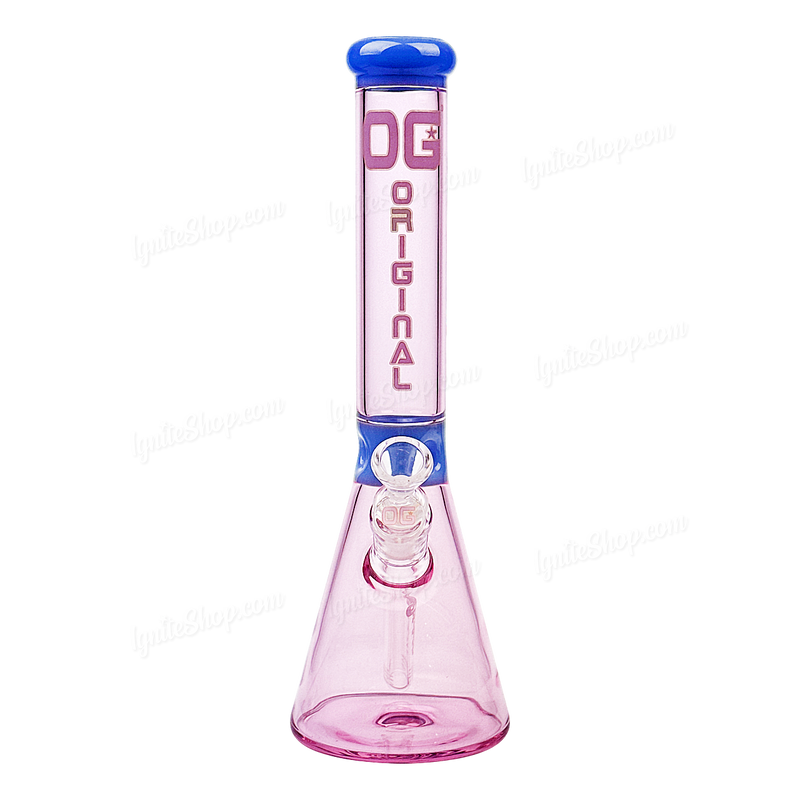 OG Original Glass 13inches Full Color Beaker OG648 - PINK