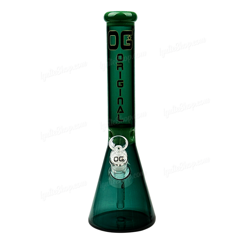 OG Original Glass 13inches Full Color Beaker OG648 - TEAL