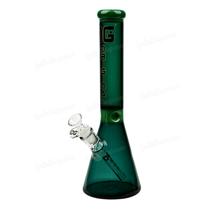 OG Original Glass 13inches Full Color Beaker OG648 - TEAL