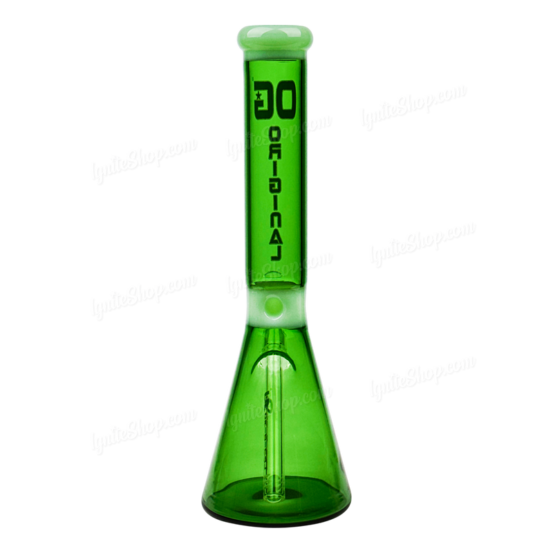 OG Original Glass 13inches Full Color Beaker OG648 - GREEN