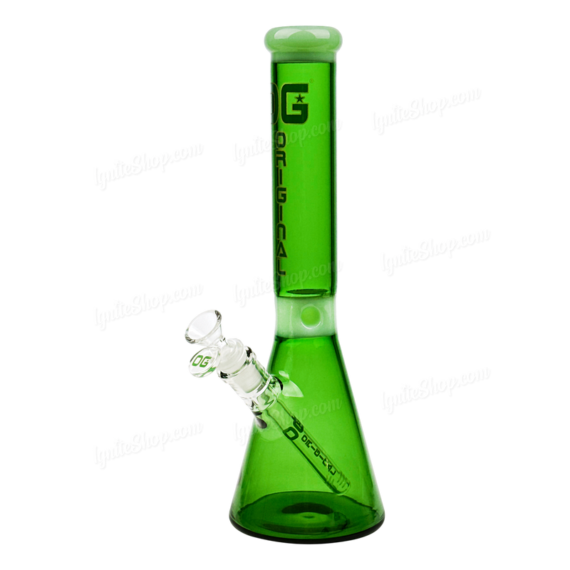 OG Original Glass 13inches Full Color Beaker OG648 - GREEN