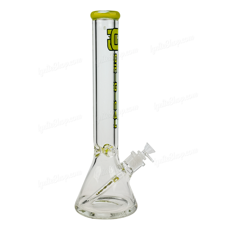 OG Original Glass 16inches 9mm Color Logo Beaker OG656 - GREEN