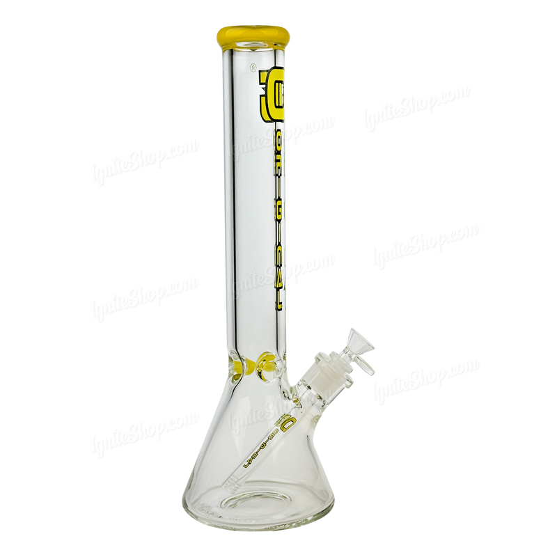 OG Original Glass 16inches 9mm Color Logo Beaker OG656 - YELLOW