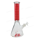 Glow In The Dark LV Monogram Pattern Beaker 14inches / 7mm