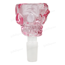 Skull Shape Thick glass bowl 14mm - PINK