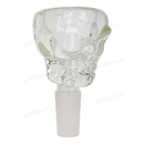 Skull Shape Thick glass bowl 14mm - CLEAR
