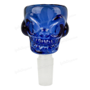 Skull Shape Thick glass bowl 14mm - BLUE