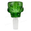 Skull Shape Thick glass bowl 14mm - GREEN