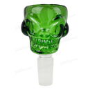 Skull Shape Thick glass bowl 14mm - GREEN