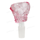 Skull Shape Thick glass bowl 14mm - PINK