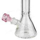 Skull Shape Thick glass bowl 14mm - PINK