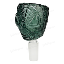 Spider Man Shape Thick glass bowl 14mm - TRANS BLACK