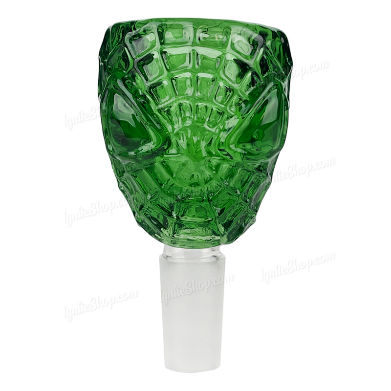 Spider Man Shape Thick glass bowl 14mm - GREEN