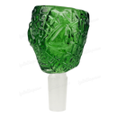 Spider Man Shape Thick glass bowl 14mm - GREEN