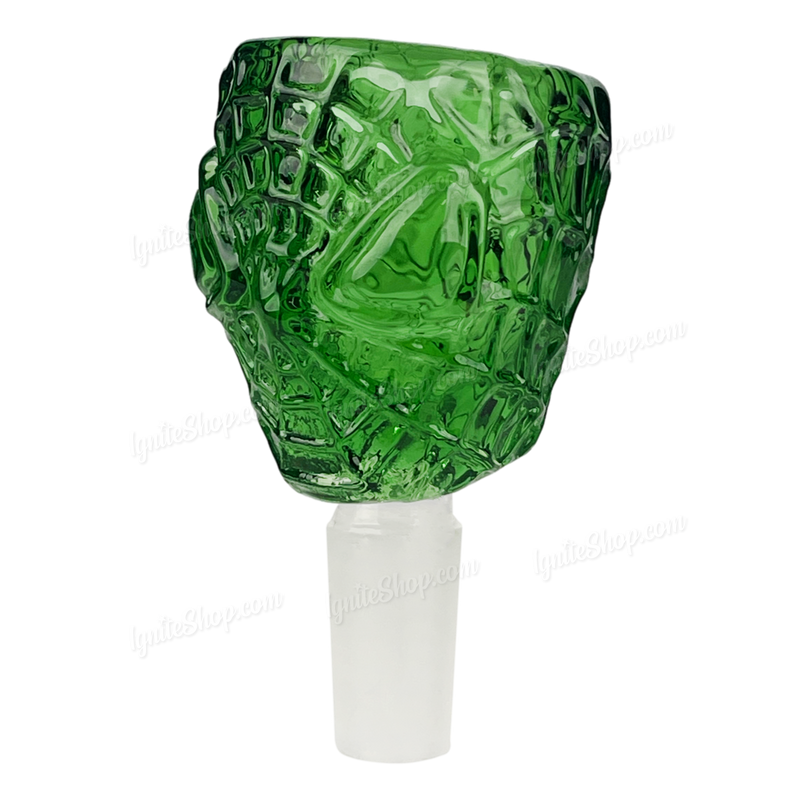 Spider Man Shape Thick glass bowl 14mm - GREEN
