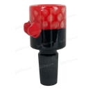 Black & Color Bubble Bucket Bowl 14mm - RED