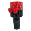 Black & Color Bubble Bucket Bowl 14mm - RED