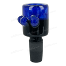 Black & Color Bubble Bucket Bowl 14mm - DEEP BLUE