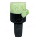 Black & Color Bubble Bucket Bowl 14mm - LIME GREEN