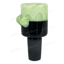 Black & Color Bubble Bucket Bowl 14mm - LIME GREEN