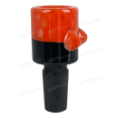 Black & Color Bubble Bucket Bowl 14mm - ORANGE