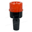 Black & Color Bubble Bucket Bowl 14mm - ORANGE