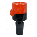 Black & Color Bubble Bucket Bowl 14mm - ORANGE