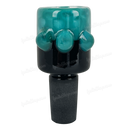 Black & Color Bubble Bucket Bowl 14mm - DARK GREEN