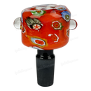 Hand Painted Flower Pattern Bowl OG029 - ORANGE