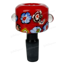 Hand Painted Flower Pattern Bowl OG029 - RED