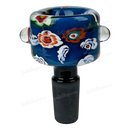 Hand Painted Flower Pattern Bowl OG029 - BLUE