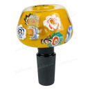 Hand Painted Flower Pattern Bowl OG028 - YELLOW