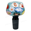 Hand Painted Flower Pattern Bowl OG028 - LIGHT BLUE