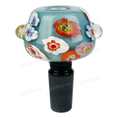 Hand Painted Flower Pattern Bowl OG028 - LIGHT BLUE