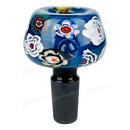 Hand Painted Flower Pattern Bowl OG028 - BLUE