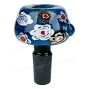 Hand Painted Flower Pattern Bowl OG028 - BLUE