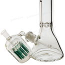 Ash Catcher 10-Arm Tree Perc. 14mm 45degree - LACK GREEN